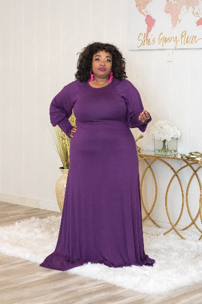 Purple Royalty Maxi Dress