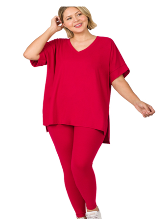 Plus Size Loungewear - Spring Outing Chill Set