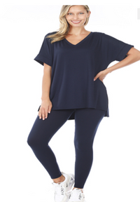 Plus Size Loungewear - Spring Outing Chill Set