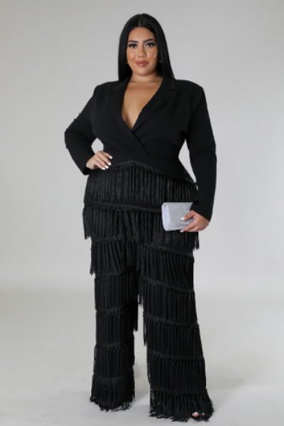 Classy Strut Semi-Stretch Jumpsuit