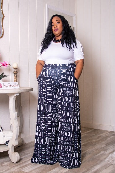Jess Millichamp Palazzo Trousers | In The Style