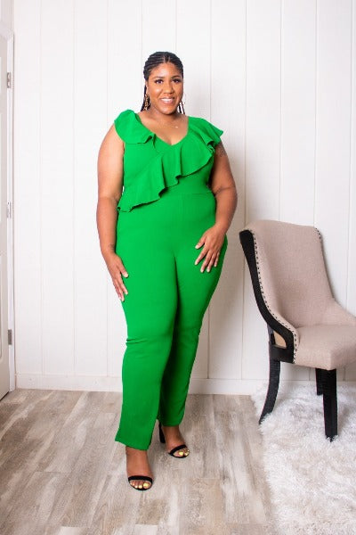 Feeling Spring Jumpsuit - BU Boutique LLC