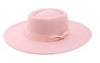 Felt Sun Hat With Ribbon Strap With Bow - BU Boutique LLC