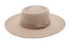 Felt Sun Hat With Ribbon Strap With Bow - BU Boutique LLC