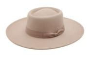 Felt Sun Hat With Ribbon Strap With Bow - BU Boutique LLC